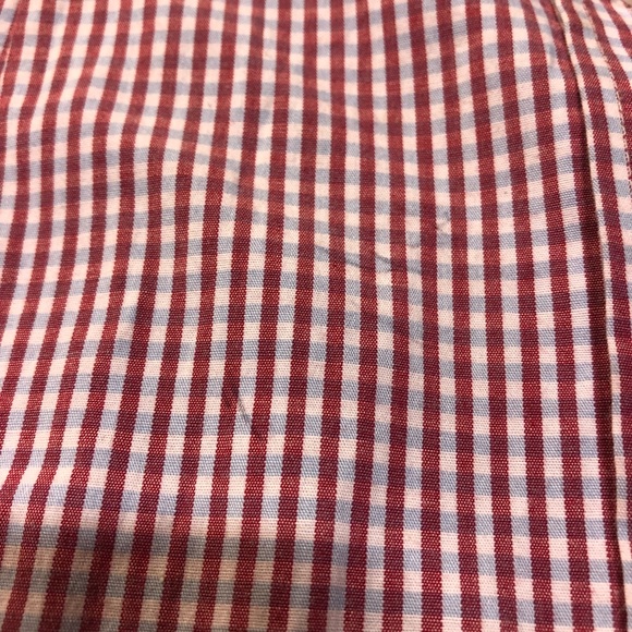 Disney Men’s Checkered short sleeve button up but looks small see measurements - Picture 3 of 13